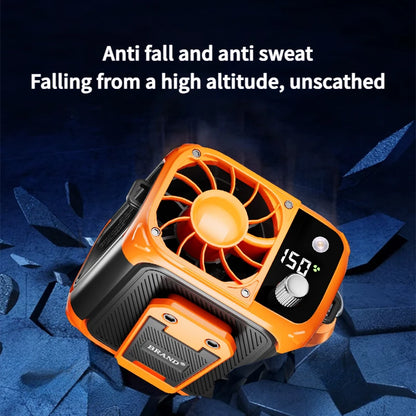 Mini Waist Fan & Bladeless Neck Fan – USB Rechargeable Portable Fan with Power Bank, LED Light & Digital Display