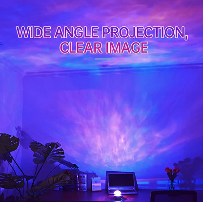 Starry Sky Galaxy Star Projector – LED Night Light with Remote, Sound-Activated & USB Charging, 7 Modes for Kids & Party Décor