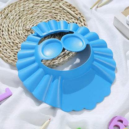 Adjustable Soft Baby Shampoo Shower Cap with Ear Protection