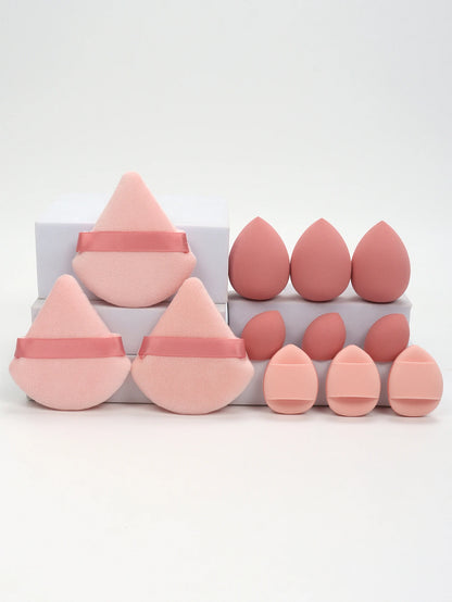 12-Piece All-Purpose Makeup Sponge & Puff Set