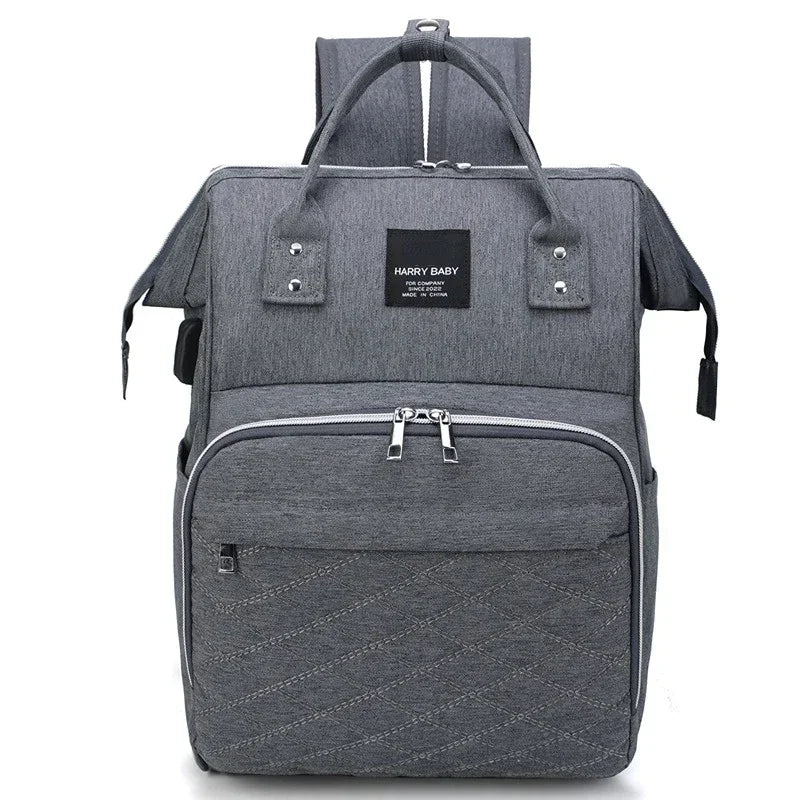 Large Capacity Diaper Bag Backpack with Changing Mat – Stroller Hanging Baby Nursing Bag