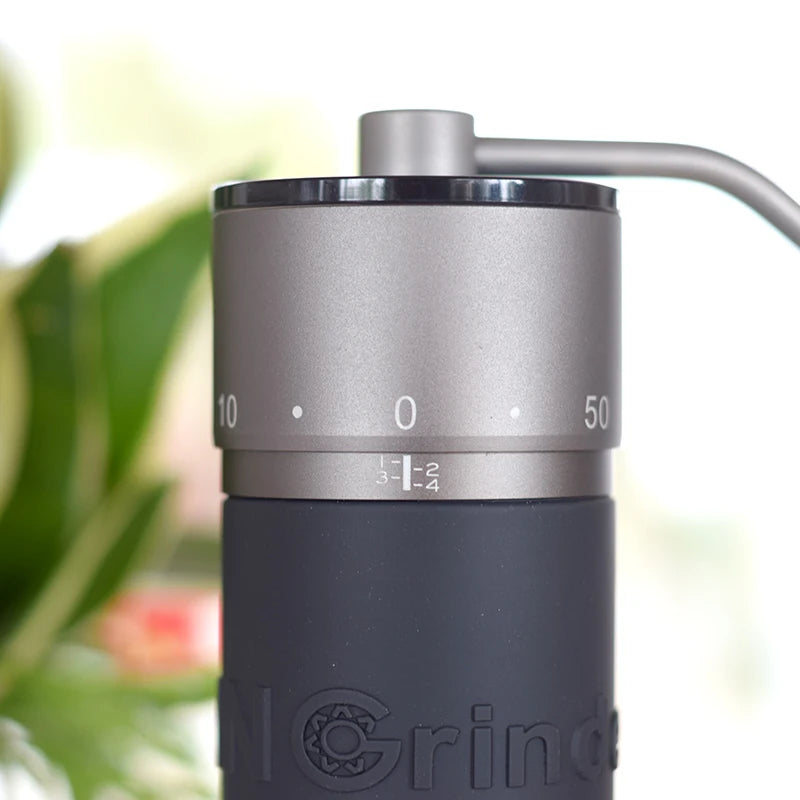 Kingrinder K4/K6 Manual Coffee Grinder – Portable Hand Coffee Mill with 48mm Stainless Steel Titanium Burrs