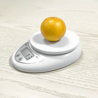 Digital Kitchen Scale 5KG/1G – Portable Electronic Food Scale with LCD Display for Cooking & Baking