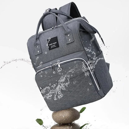 Large Capacity Diaper Bag Backpack with Changing Mat – Stroller Hanging Baby Nursing Bag