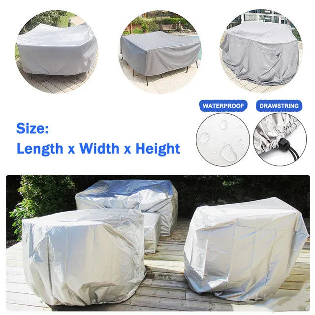Waterproof Outdoor Furniture Cover – Heavy-Duty Dust, Rain & Snow Protection for Patio Chairs, Sofas & Tables