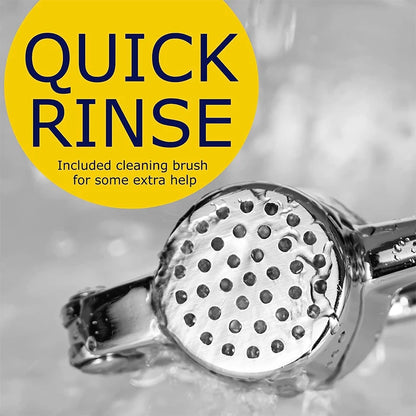 Stainless Steel Garlic Press – Heavy Duty Garlic Mincer & Crusher, Easy to Clean Kitchen Tool