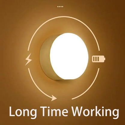 Smart Motion Sensor Night Light – USB Rechargeable, Wireless Magnetic Suction Emergency LED Lamp