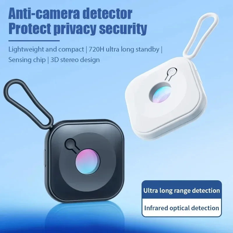 Infrared Camera Detector – Anti-Spy Hidden Camera Lens Finder, Security Protection Anti-Peeping Detector Spy Gear Gadget with LED