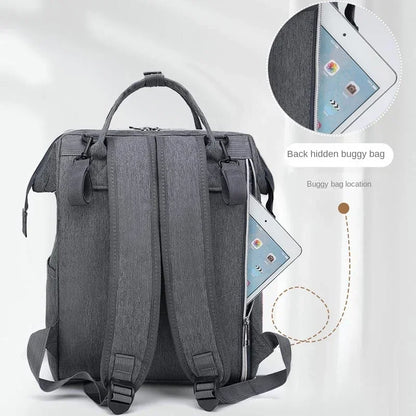 Large Capacity Diaper Bag Backpack with Changing Mat – Stroller Hanging Baby Nursing Bag