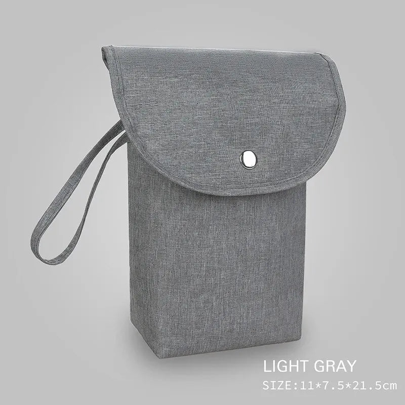 Waterproof Wet Dry Diaper Bag – Nappy Organizer Pouch for Travel & Stroller