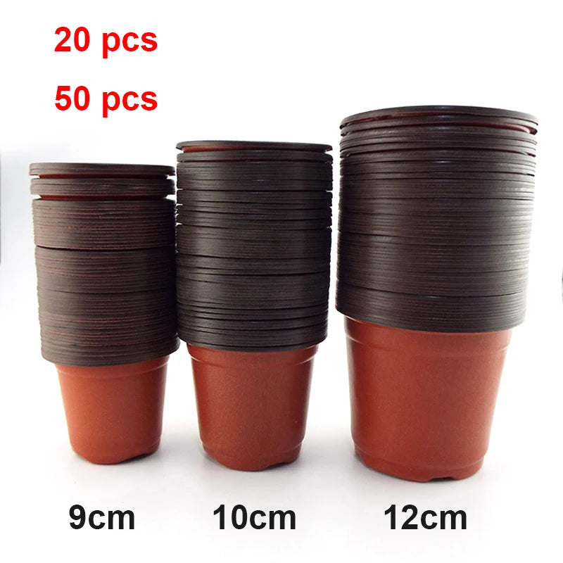 Plastic Grow Box Tray – Fall-Resistant Nursery Transplant Pot with Bottom Drainage