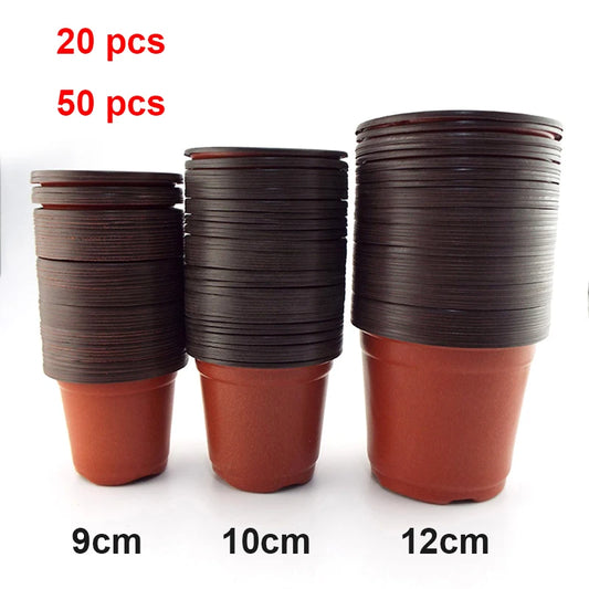 Plastic Grow Box Tray – Fall-Resistant Nursery Transplant Pot with Bottom Drainage