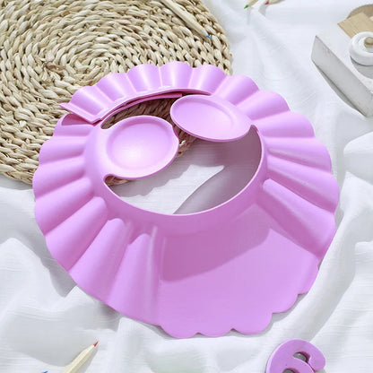 Adjustable Soft Baby Shampoo Shower Cap with Ear Protection