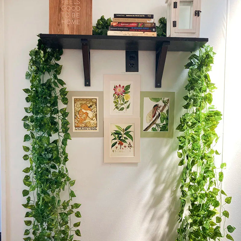 Handmade Wicker Rattan Wall Hanging Flower Planter – Rustic Basket Plant Holder for Indoor & Outdoor Garden Décor
