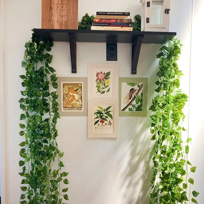 Handmade Wicker Rattan Wall Hanging Flower Planter – Rustic Basket Plant Holder for Indoor & Outdoor Garden Décor