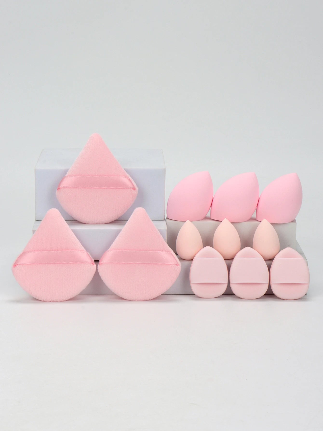 12-Piece All-Purpose Makeup Sponge & Puff Set