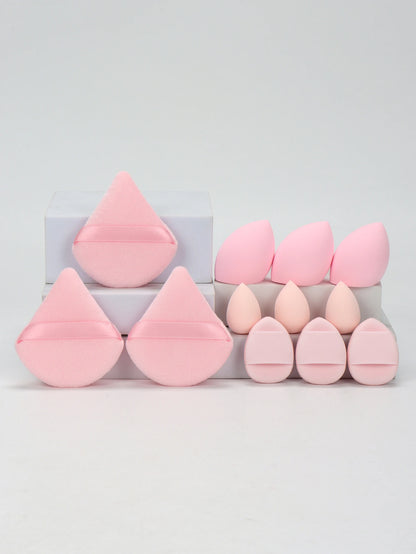 12-Piece All-Purpose Makeup Sponge & Puff Set