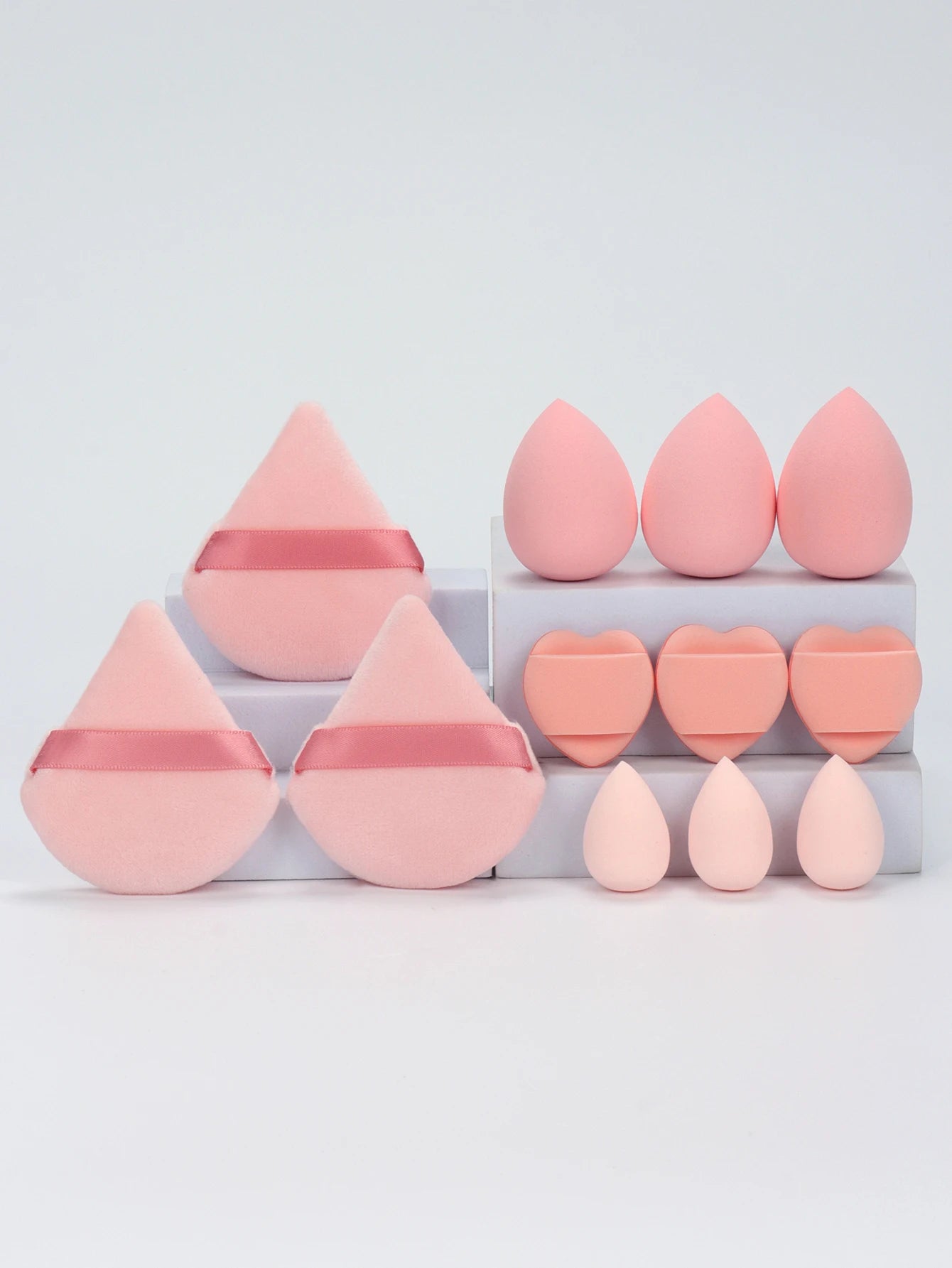 12-Piece All-Purpose Makeup Sponge & Puff Set