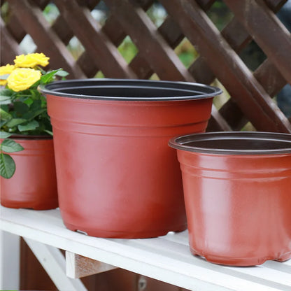 Plastic Grow Box Tray – Fall-Resistant Nursery Transplant Pot with Bottom Drainage