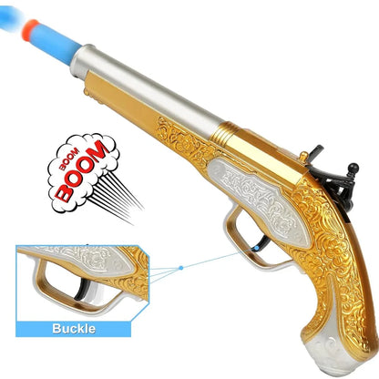 Golden Pirate Soft-Bullet Cosplay Pistol Toy