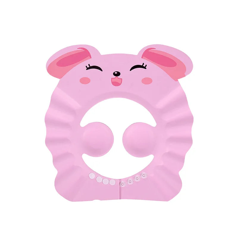Adjustable Soft Baby Shampoo Shower Cap with Ear Protection