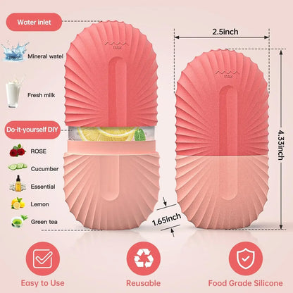 Ice Facial Roller – Skin Cooling Globe for Lifting, Contouring & Soothing Puffy Skin