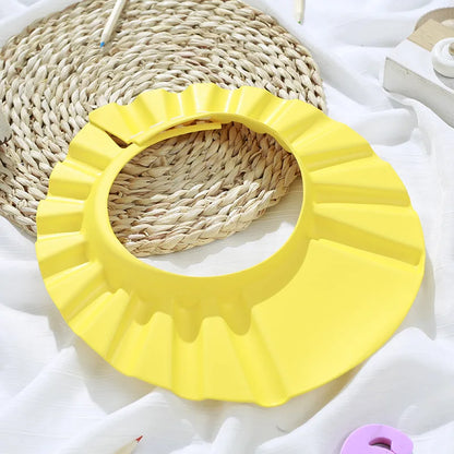 Adjustable Soft Baby Shampoo Shower Cap with Ear Protection