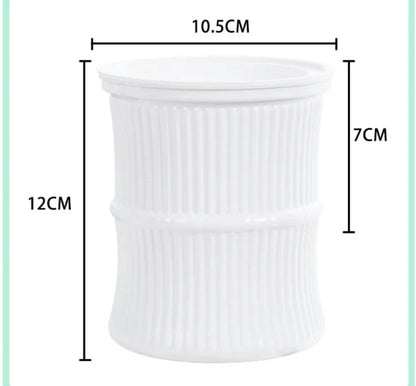 Self Watering Planter – Transparent Double Layer Hydroponic Flower Pot for Home & Office Plants
