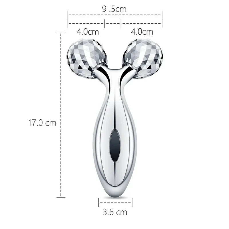 3D Roller Massager – Manual Facial Lifting & Skin Care Tool