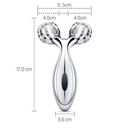 3D Roller Massager – Manual Facial Lifting & Skin Care Tool