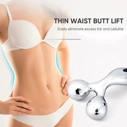 3D Roller Massager – Manual Facial Lifting & Skin Care Tool
