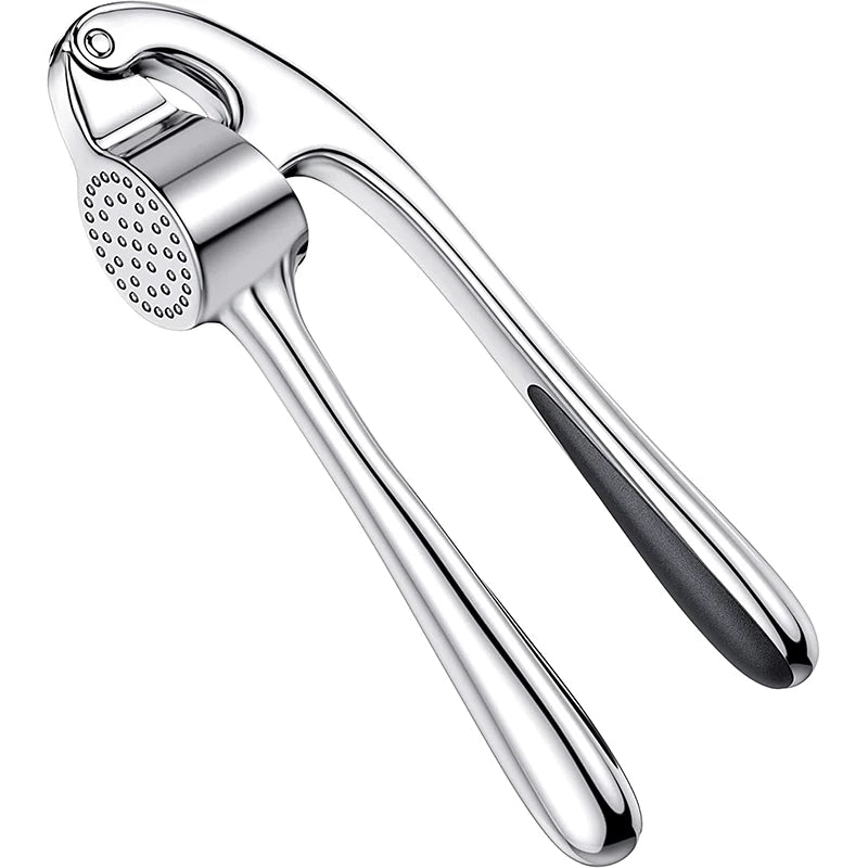 Stainless Steel Garlic Press – Heavy Duty Garlic Mincer & Crusher, Easy to Clean Kitchen Tool