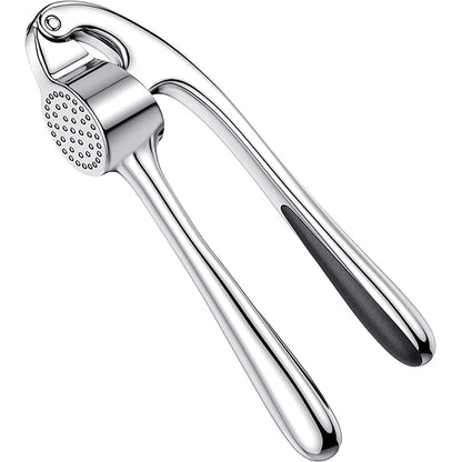 Stainless Steel Garlic Press – Heavy Duty Garlic Mincer & Crusher, Easy to Clean Kitchen Tool