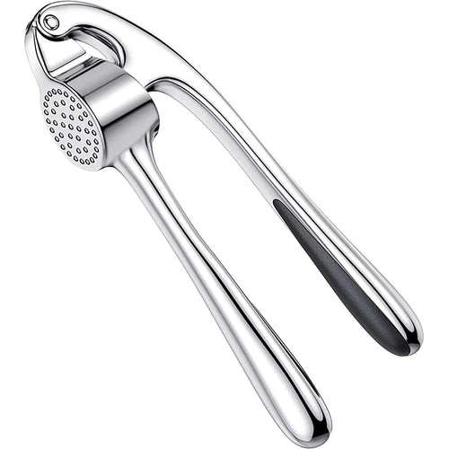 Stainless Steel Garlic Press – Heavy Duty Garlic Mincer & Crusher, Easy to Clean Kitchen Tool