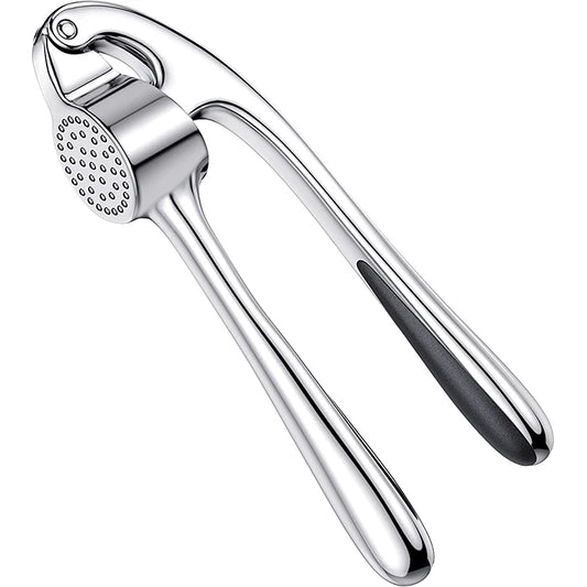 Stainless Steel Garlic Press – Heavy Duty Garlic Mincer & Crusher, Easy to Clean Kitchen Tool