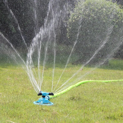 360° Rotating Garden Sprinkler – Automatic Lawn Water Sprayer for Yard Irrigation & Outdoor Watering