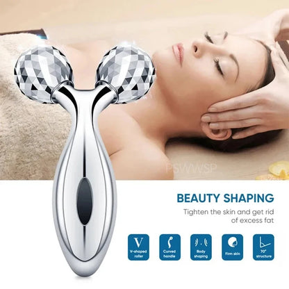 3D Roller Massager – Manual Facial Lifting & Skin Care Tool