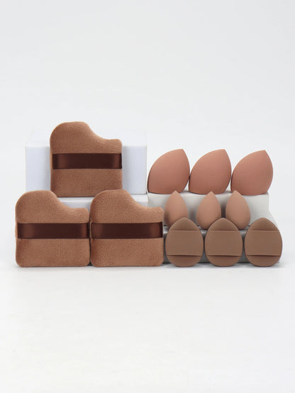 12-Piece All-Purpose Makeup Sponge & Puff Set