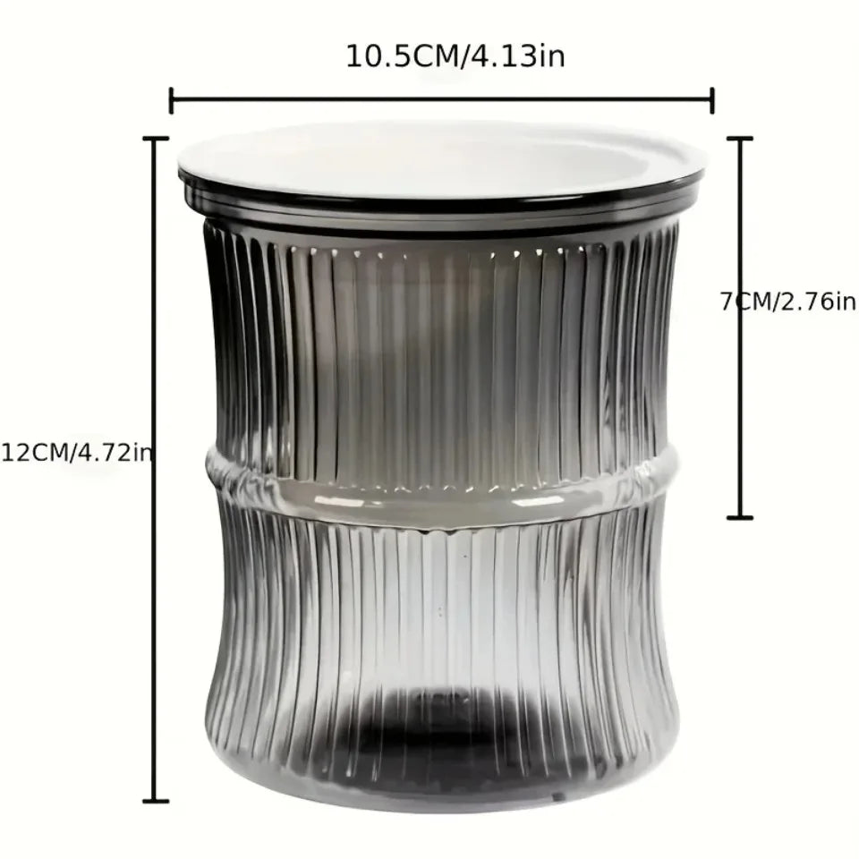 Self Watering Planter – Transparent Double Layer Hydroponic Flower Pot for Home & Office Plants