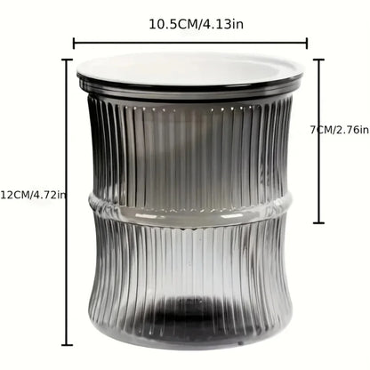 Self Watering Planter – Transparent Double Layer Hydroponic Flower Pot for Home & Office Plants