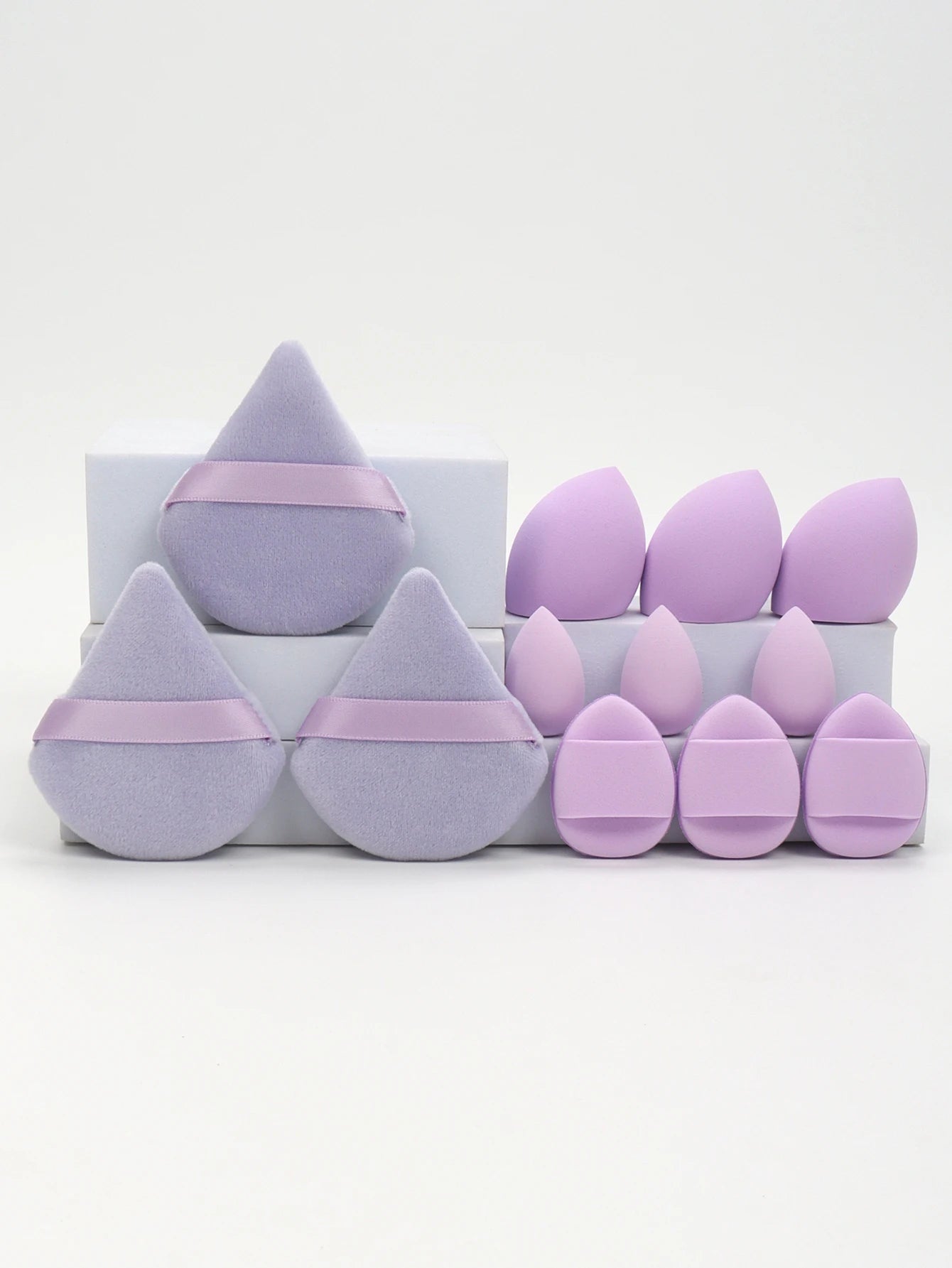 12-Piece All-Purpose Makeup Sponge & Puff Set