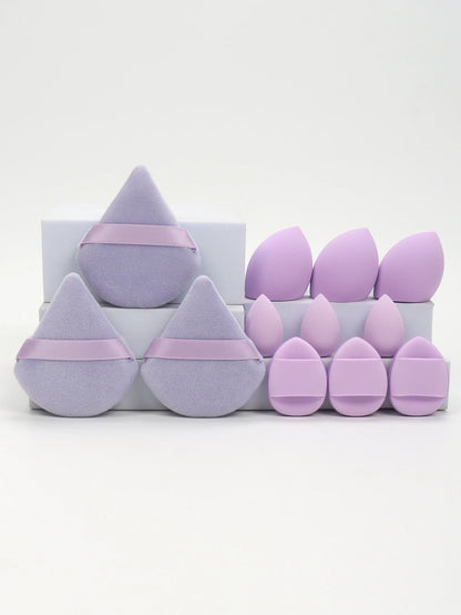 12-Piece All-Purpose Makeup Sponge & Puff Set