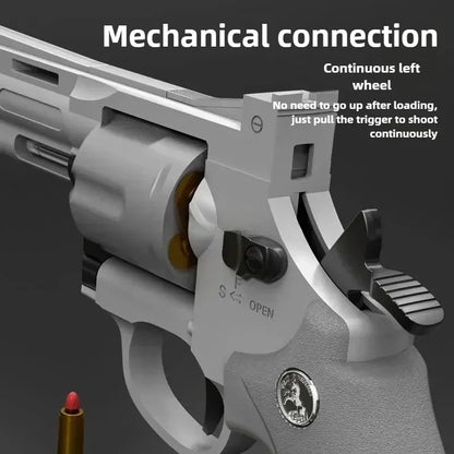 ZP5 357 Revolver Toy Gun – Continuous Firing Soft Dart Blaster Pistol