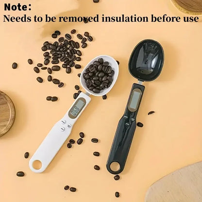 Digital Spoon Scale 500g/0.1g – Mini Electronic Kitchen Scale with LCD Display for Coffee, Flour, Milk & Baking